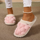 Weiche Hausschuhe für Damen | Bequem – Rosa