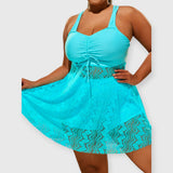 Clair | Schick Tankini Set – Cyan