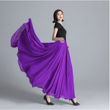 Ingrid - Langer Chiffonrock – Lila