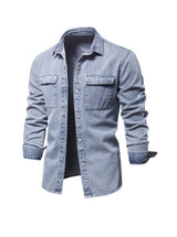 Rolf - Herren Jeanshemd – Blau