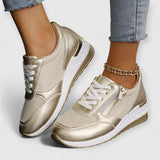 MOLLY | Komfortable Sneakers – Gold