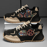 Doyle - Stilvoller Atmungsaktiver Turnschuh – Schwarz