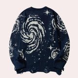 Joshua - eleganter strickpulli für herren – Blau