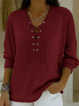 Sophie - Softtouch-Pullover – Rot