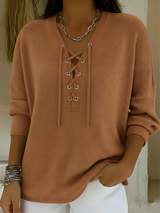 Sophie - Softtouch-Pullover – Orange