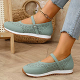 Jewell - Atmungsaktive Orthopädische Lederschuhe – Grün
