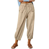 Zayrina - lässige Jogginghose – Khaki
