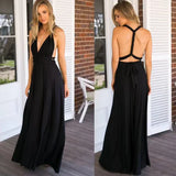 Vielseitiges Elastisches Wickelkleid - Denise – Schwarz