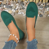 Freja™ – Bequeme Slip-Ons – Dunkelgrün