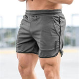 Tobias | Elastische Slim-Fit-Badehose für Herren – Grau