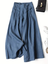 Damen Leicht Weite Hosen | Stilvoll – Blau