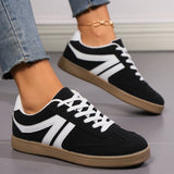 Nora - Gelbe Retro-Turnschuhe mit Schnürsenkeln und einzigartigem Stil – Schwarz