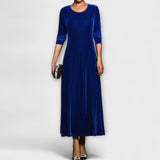Zilani – Stilvolles, lässiges Maxikleid – Blau