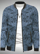 Dagan - Lässige Sportjacke Mit Langen Ärmeln Und Reißverschluss – Blau