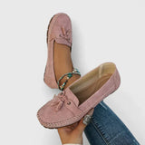 Stella | Gummisohle Flache Sohle Ballerinas – Rosa