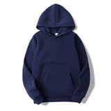 Damen Kapuzenpullover mit Kängurutasche | Lange Ärmel – Dunkelblau