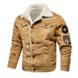Edo | Elegante Warme Jacke Mit Knopfleiste – Khaki
