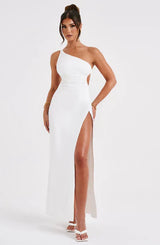 Alecia | Maxikleid – Weiß