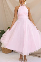 Ovidia - Ärmelloses Partykleid – Rosa
