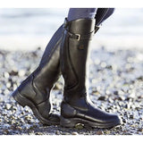 Damen Stiefel | Geschlossene Ausführung mit stabiler Form – Schwarz