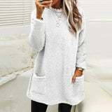 Ameli – warmer, kuscheliger pullover – Weiß