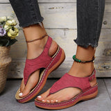 Aniek - Orthopädische Sandalen im Trend – Rot