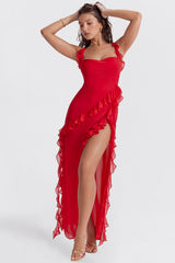AGATHE | LUXE ABENDKLEID – Rot