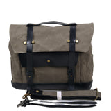 Seattle Canvas-Motorradsatteltasche 18L - Robuste Eleganz in Armygrün, Khaki oder Schwarz – Armeegrün