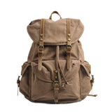 Interlaken™ - Militärischer Canvas-Rucksack – Braun