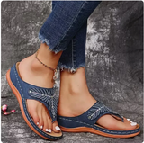 Artemis | Damen Orthopädische Zehentrenner Sandalen – Blau