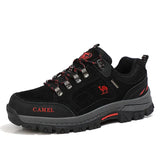 Herren Schnüren Wandern Winterschuhe – Schwarz