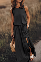 Jessica - Schickes Freizeitkleid – Schwarz