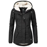 Dalila -  Elegante Winterjacke für Damen – Schwarz