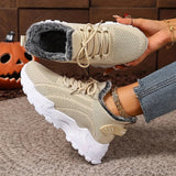 Rugaile - Winter Warmer Gefütterter Orthopädischer Sneaker – Beige