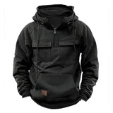 CLIFTON - Robuster Tactical Hoodie – Schwarz