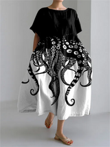 Raffaella | Gemütliches Sommerkleid – Schwarz