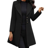 Elisia – Elegante & Warme Damenjacke – Schwarz