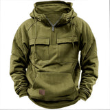 CLIFTON - Robuster Tactical Hoodie – Grün