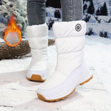 Joan™ – Warme und Wasserdichte Winterstiefel – Weiß