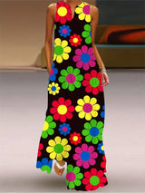 Grace - Kleid mit floralem Muster und Ausschnitt mit Kerbe – Blumen