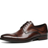 Bulent – Prämie Lederschuhe – Braun