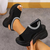 Tindra - gepolsterte orthopädische Sandalen – Schwarz