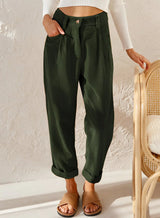 Zairee – Hochwertige Cordhose – Grün