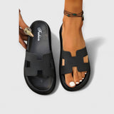 ELLE | KLASSISCHE SANDALEN – Schwarz