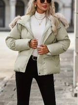 Charlie - lässige damen-winterjacke – Khaki