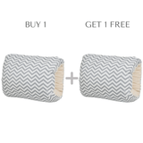 1+1 Gratis | KuschelArm™ Bequeme Stillunterstützung – Grau Chevron