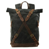 NARVIK | Canvas-Rucksack – Schwarz