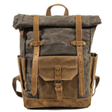 NYONS | Rolltop-Rucksack – Grau