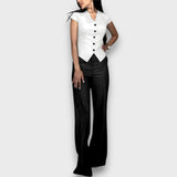 Laura – Elegantes Set mit femininer Silhouette – Weiß