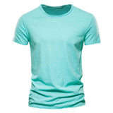 Basic-T-Shirt für den Sommer - Henrick – Türkis